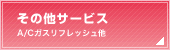 その他サービス（A/Cガスリフレッシュ他）